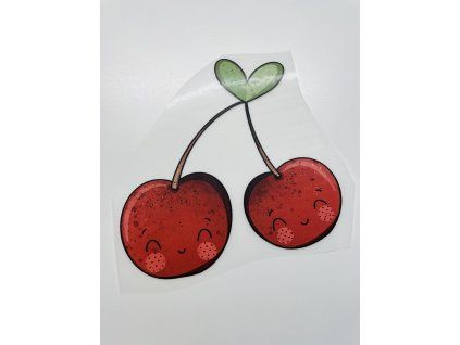 Nažehlovačka na oblečení - Třešničky Š15cm x D15cm