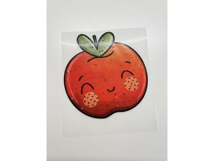 Nažehlovačka na oblečení - Jablíčko Š12cm x D12cm