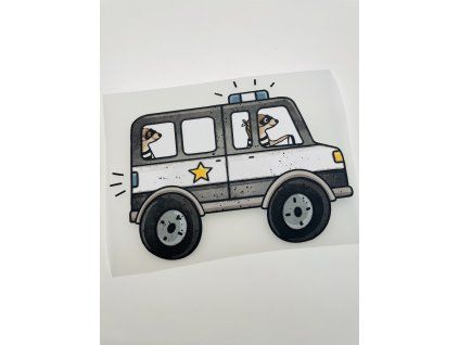 Nažehlovačka na oblečenie - Meerkat policajti Š17cm x D13cm