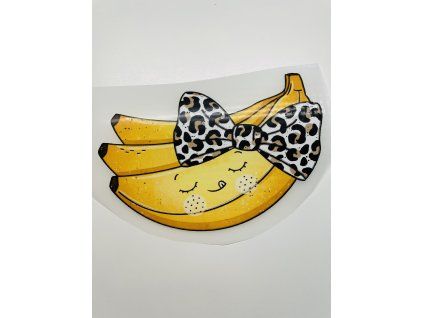 Nažehlovačka na oblečení - Banány bez brýlí Š17cm x D12cm
