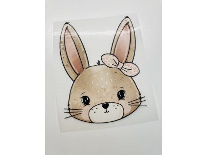 Nažehlovačka na oblečenie - Zajačik Š12cm x D16cm