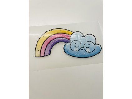 Nažehlovačka na oblečenie - Dúha Š16cm x D8cm
