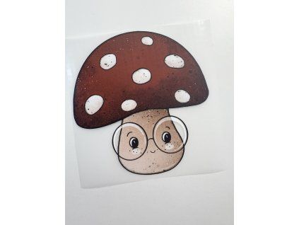 Nažehlovačka na oblečení - Muchomůrka Š13cm x D14cm