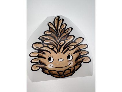 Nažehlovačka na oblečenie - Šiška menšia Š10cm x D12cm