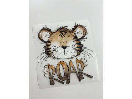 Nažehlovačka - Tiger ROAR hlava