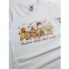 Dámské triko - Christmas calories don’t count (bílé a červené)