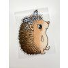 Nažehlovačka na oblečenie - Jablčková Ježinka Š12cm x D16cm