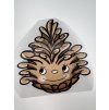 Nažehlovačka na oblečenie - Šiška menšia Š10cm x D12cm